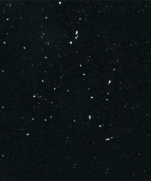 Krono Original Gloss Kitchen Worktop Black Sparkle 3050 X 600 X 38mm